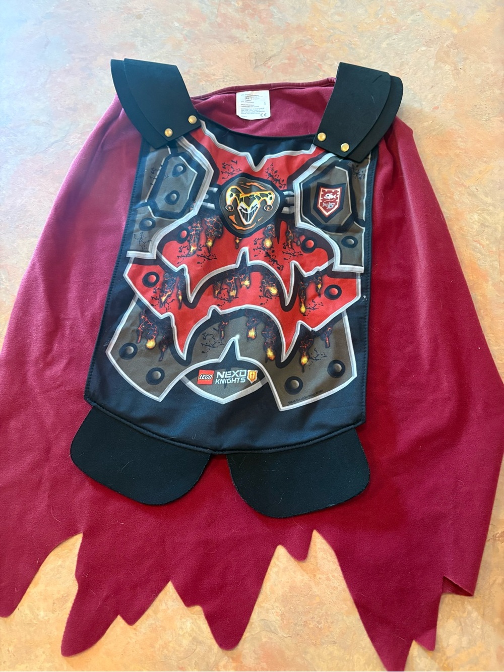 Lego Knight Nexo Costume Cape